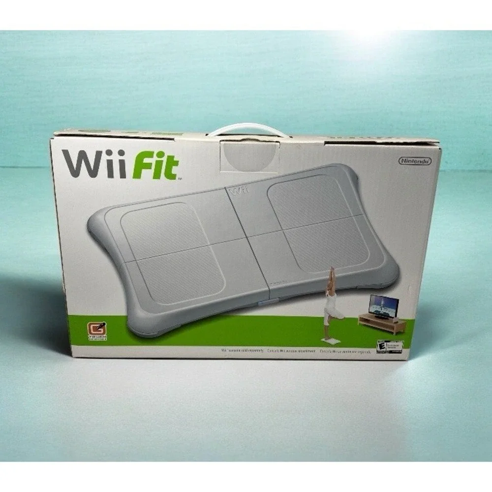 Nintendo Wii Fit Balance Board & Game Bundle Fitness Activity New In Box Sealed